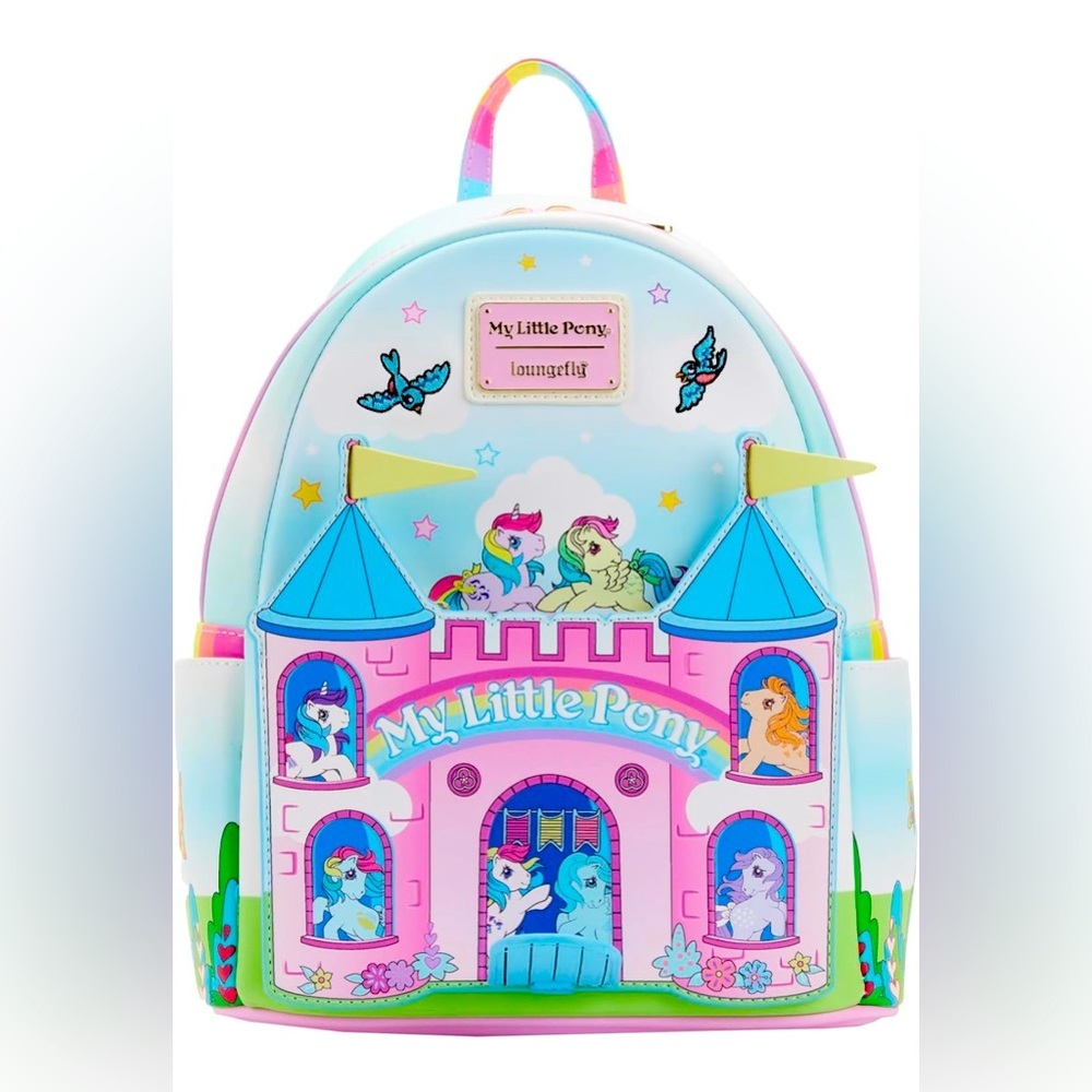 Loungefly Hasbro My Little Pony Castle Mini Backpack NWT